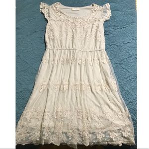 Altar’d State Cream Lace Dress
